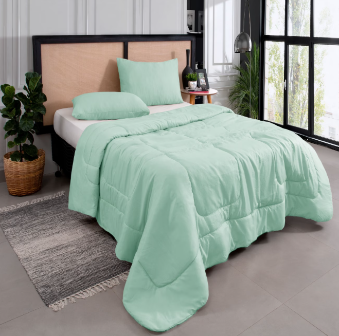 Conjunto de Edredom Margarida 3 Peças