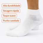 Kit 3 Pares De Meia Branco