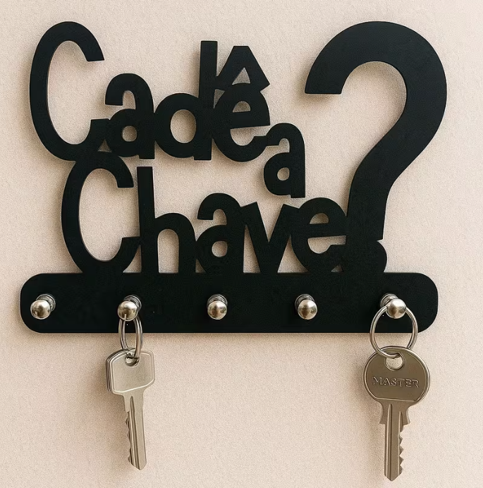Porta Chaves Cadê a Chave?