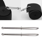 Kit 10 clipes de vestuário de aço inoxidável